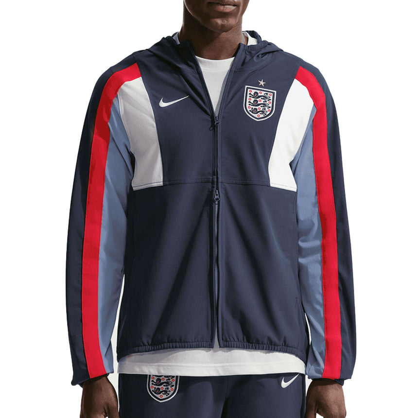 Nike England Men's Energy Woven Jacket Dark Obsidian/Blue/White Front