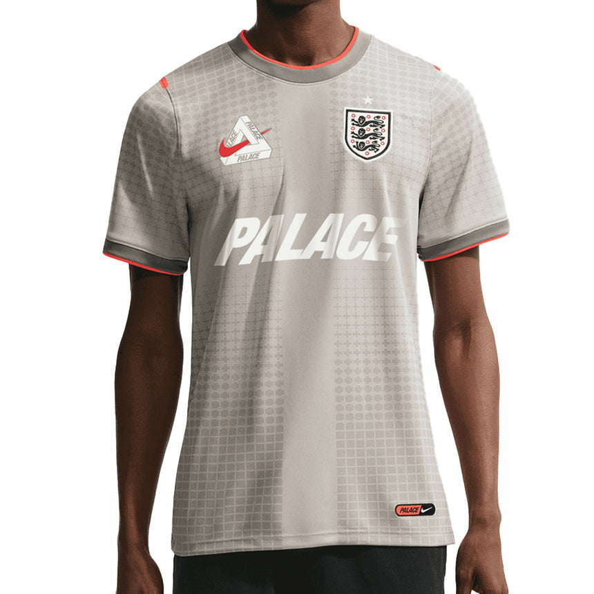 Nike England X Palace Men's Jersey Grey/Crimson Front