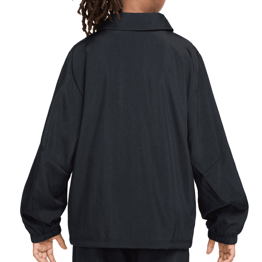 Nike FC Barcelona Kids Away Kobe Woven Jacket Black/Purple Back