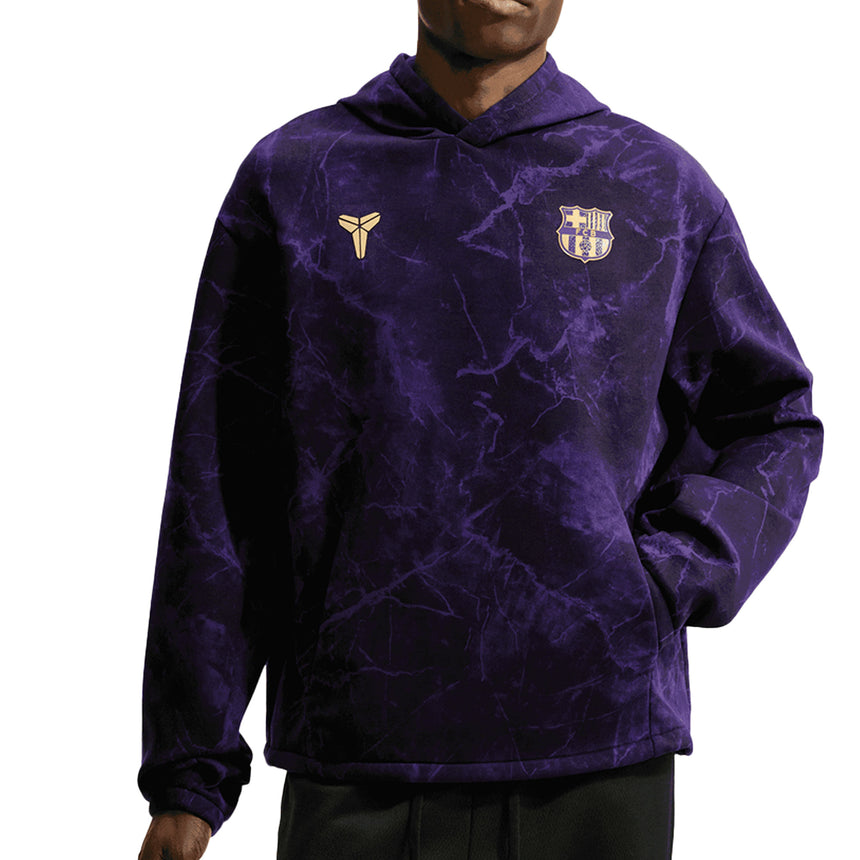 Nike FC Barcelona Men's Away 2026/27 Kobe Hoodie Purple Front