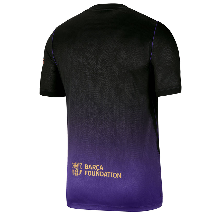 Nike FC Barcelona Men's Away Stadium Kobe 2026/27 Jersey Black/Purple/Gold Back