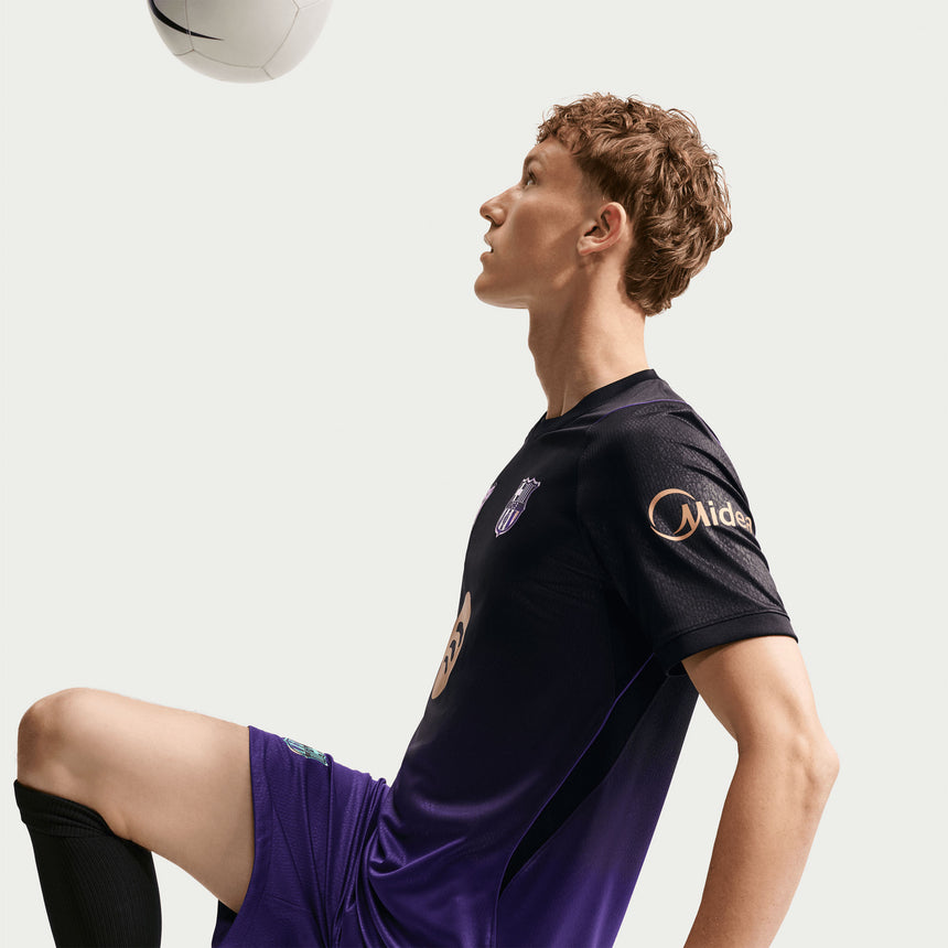 Nike FC Barcelona Men's Away Stadium Kobe 2026/27 Jersey Black/Purple/Gold Sleeve