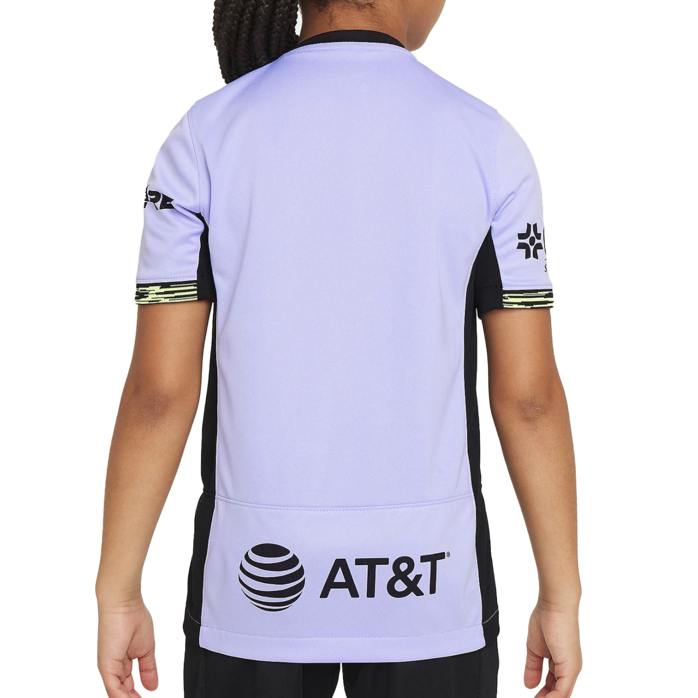 Nike Kids Club America 2023/24 Third Jersey Purple/Black Back