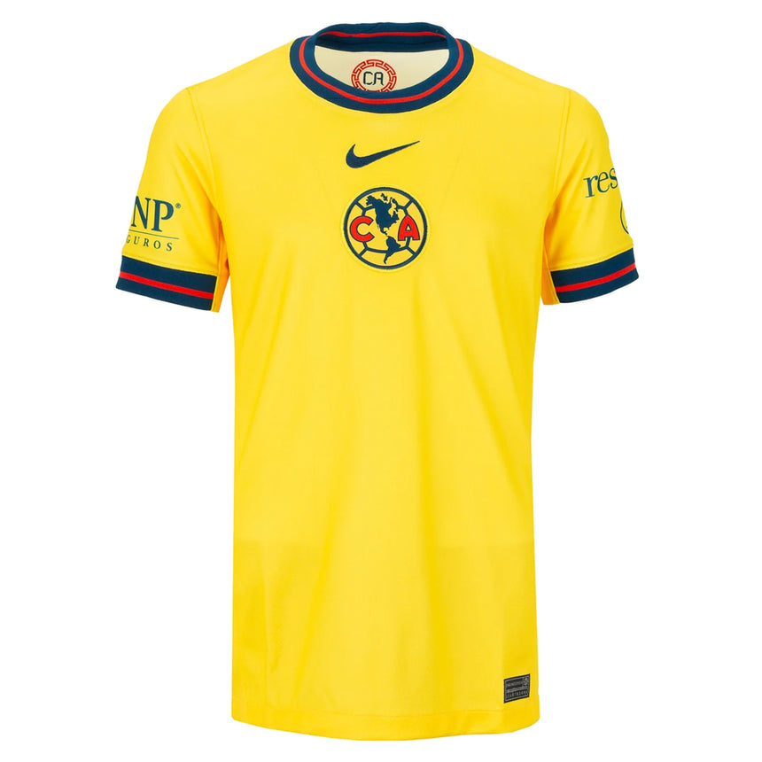 Nike Kids Club America 2024/25 Home Jersey Tour Yellow/Valerian Blue Front