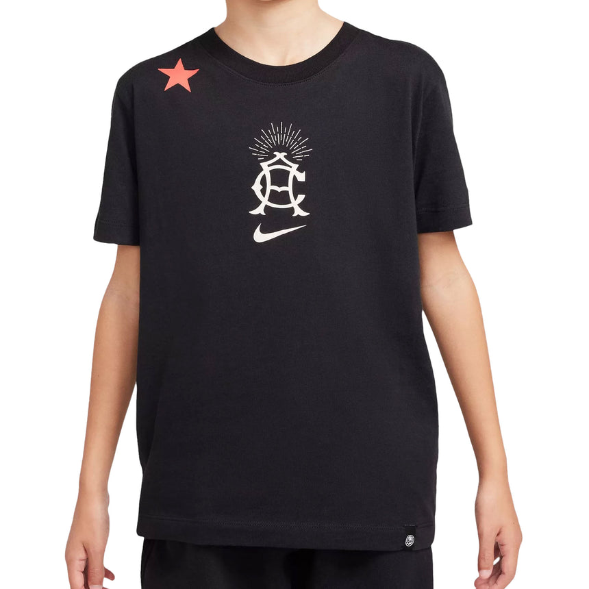 Nike Kids Club America Heritage Tee Black Front