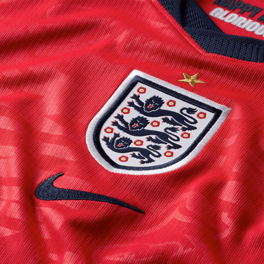 Nike Kids England World Cup 2026 Away Jersey Red Crest
