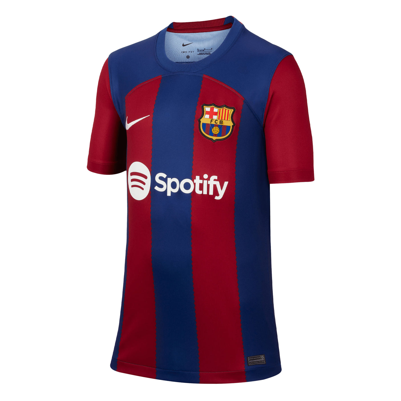 Nike Kids FC Barcelona 2023/24 Home Jersey Red/Blue Front