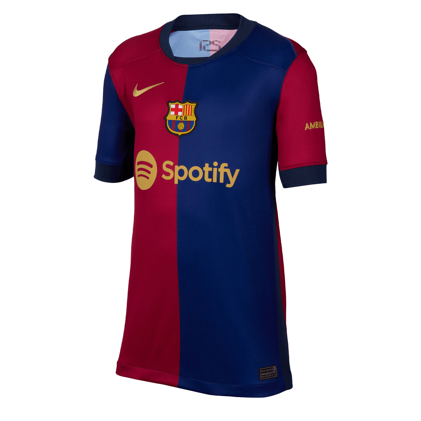 Nike Kids FC Barcelona 2024/25 Home Jersey Royal Blue/Red Front