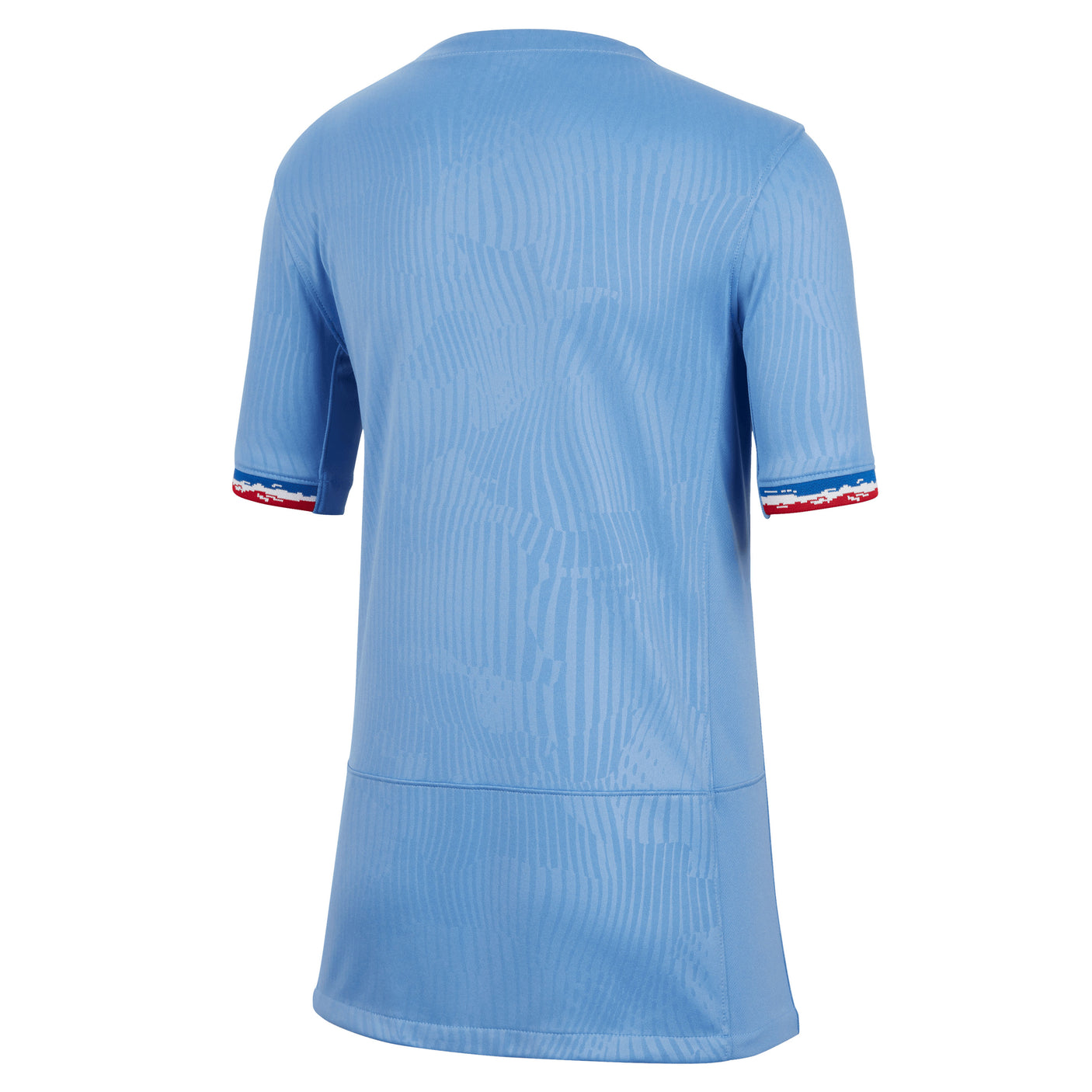 Nike Kids France 2023/24 Home Jersey Polar/Blue Back