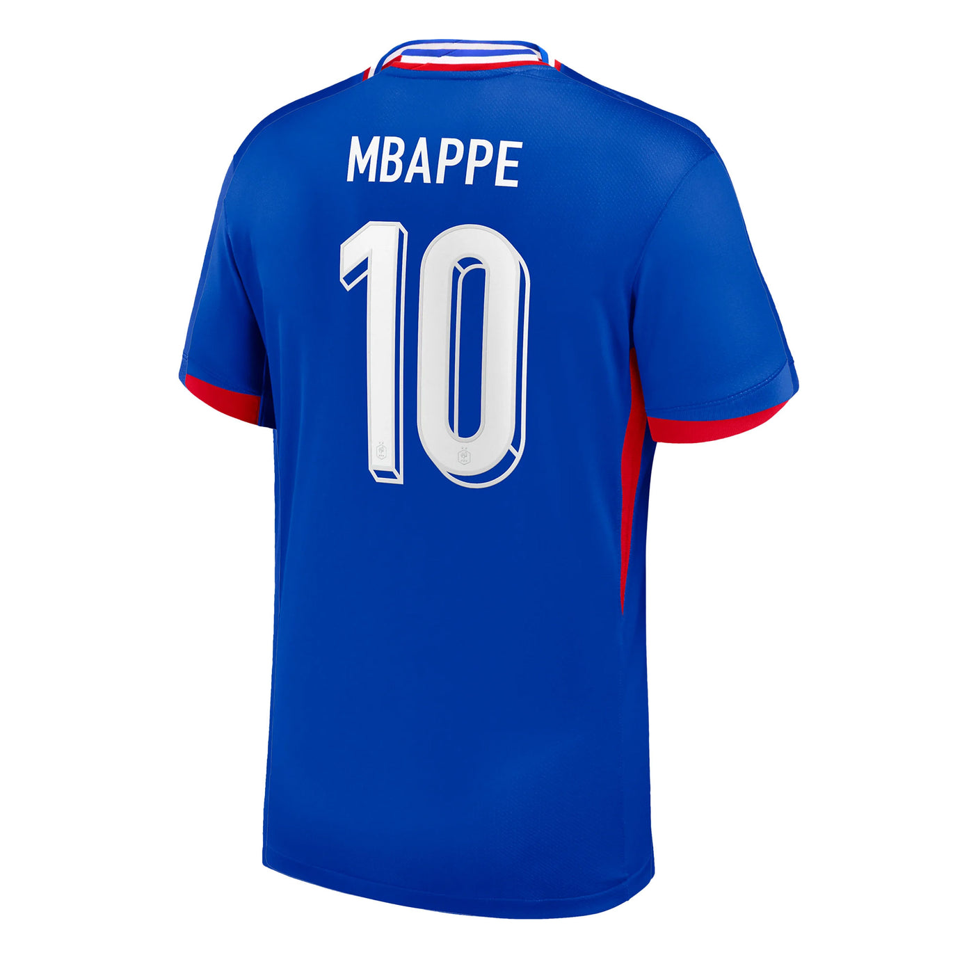 Nike Kids France 2024/25 Home Jersey w/ Mbappe #10 Printing Back