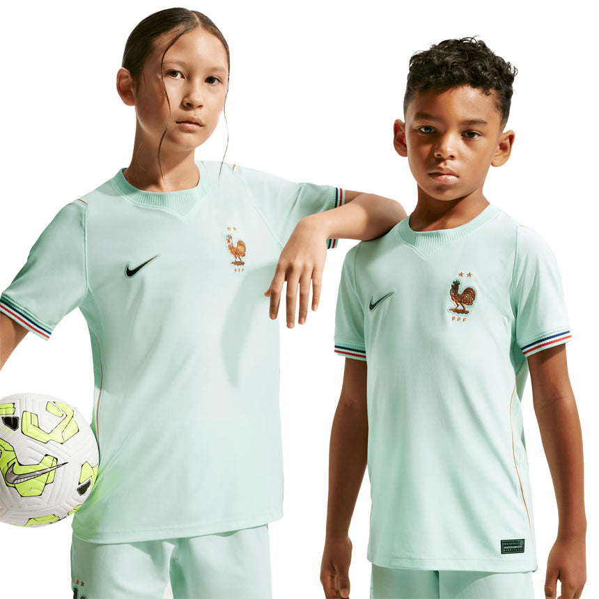 Nike Kid's France World Cup 2026 Away Jersey Igloo/Monarch Model