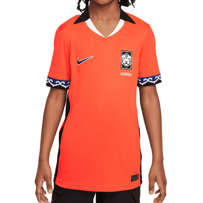 Nike Kids Korea 2025/26 Home Jersey Red Front