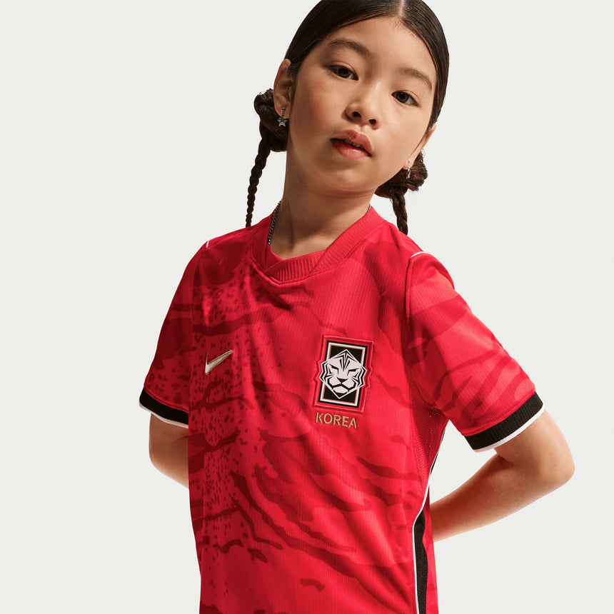 Nike Kids Korea World Cup 2026 Home Jersey Red Model