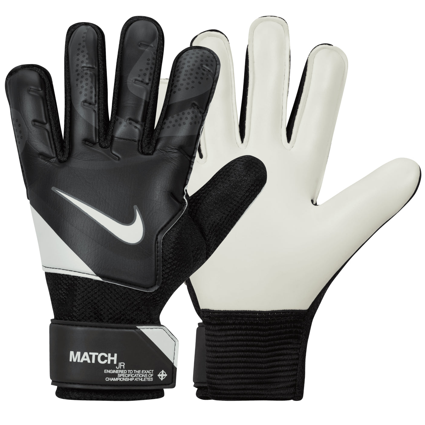 Nike Kids Match Goalkeeper Gloves Black/Dark Grey Both