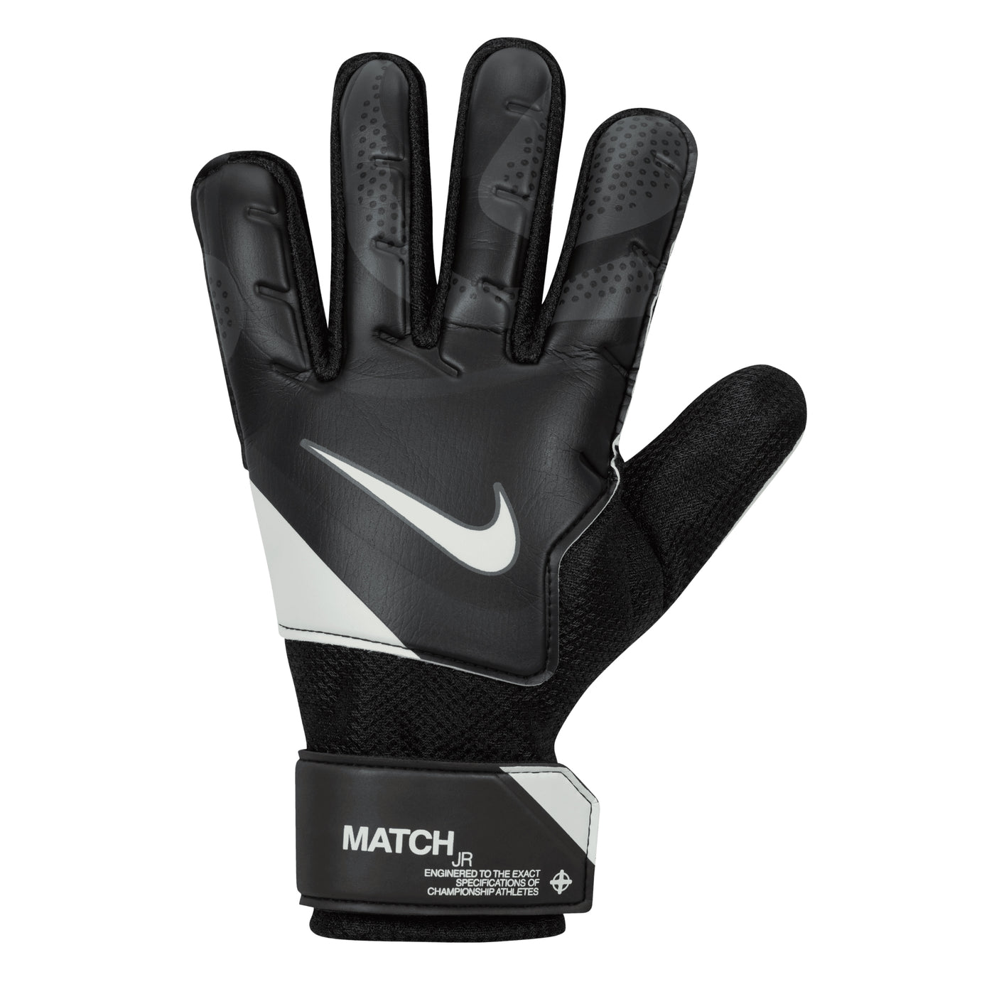 Nike Kids Match Goalkeeper Gloves Black/Dark Grey Front