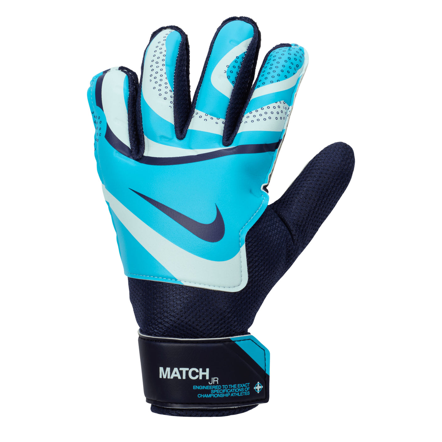 Nike Kids Match Goalkeeper Gloves Glacier Blue/Blackened Blue Front