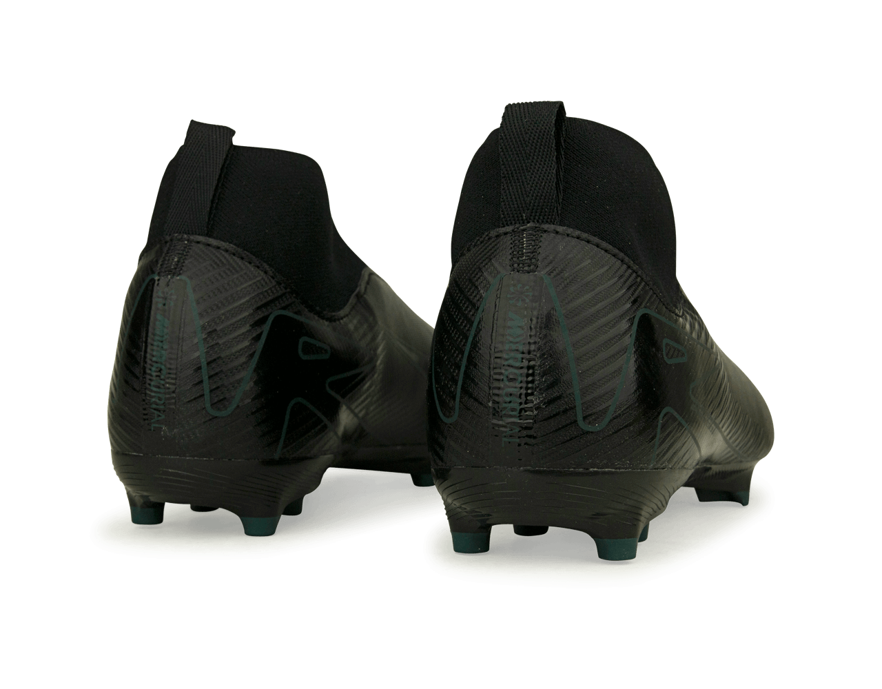 Nike Kids Zoom Mercurial Superfly 10 Academy FG/MG Black/Deep Jungle Rear