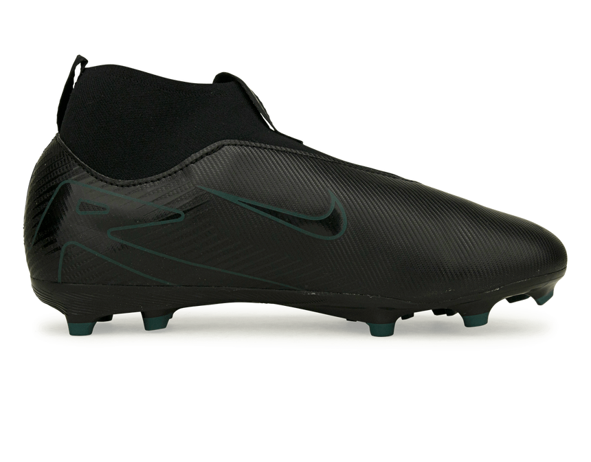 Nike Kids Zoom Mercurial Superfly 10 Academy FG/MG Black/Deep Jungle Side