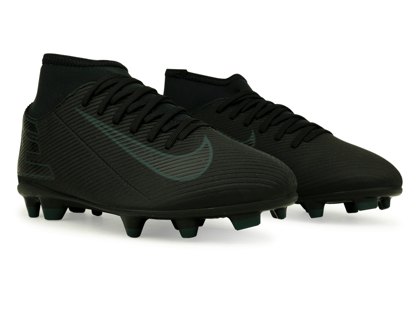 Nike Kids Zoom Mercurial Superfly 10 Club FG/MG Black/Deep Jungle Together