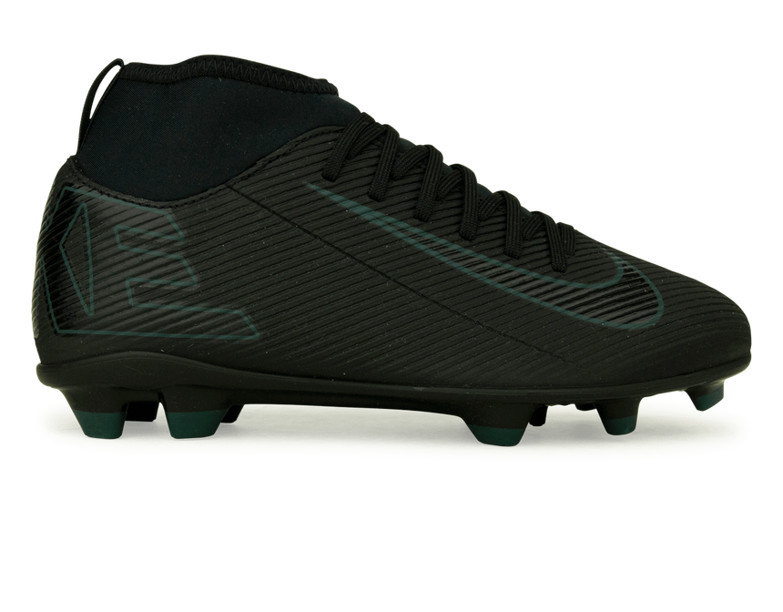 Nike Kids Zoom Mercurial Superfly 10 Club FG/MG Black/Deep Jungle