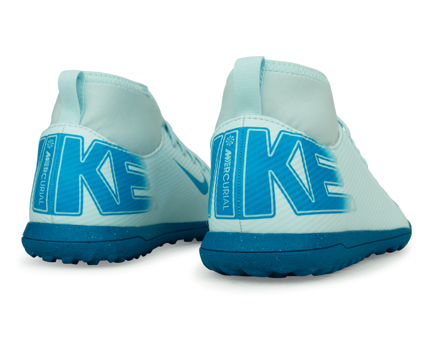 Nike Kids Zoom Mercurial Superfly 10 Club TF Glacier Blue/Blue Orbit Rear