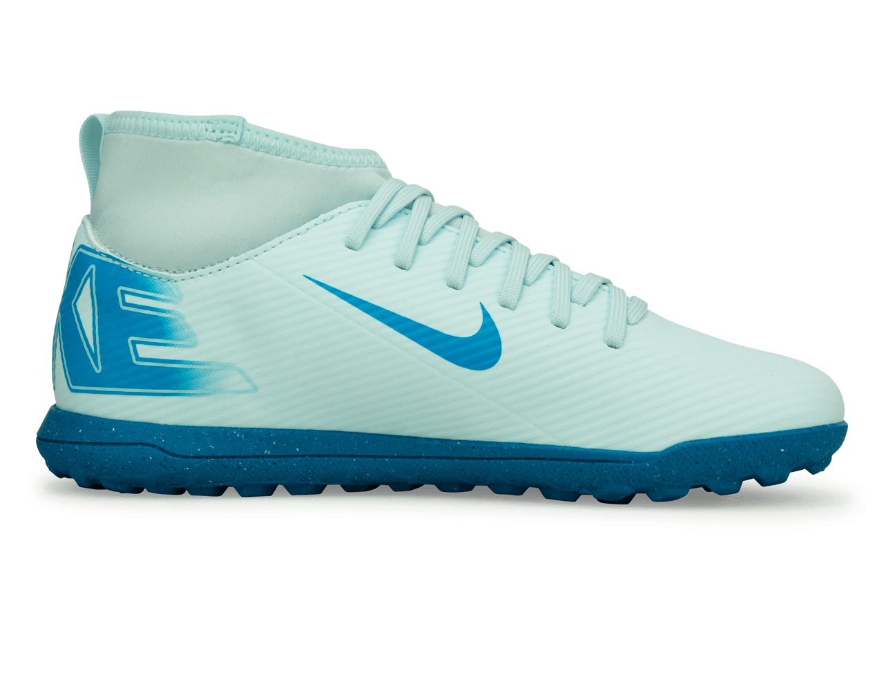 Nike Kids Zoom Mercurial Superfly 10 Club TF Glacier Blue/Blue Orbit Side