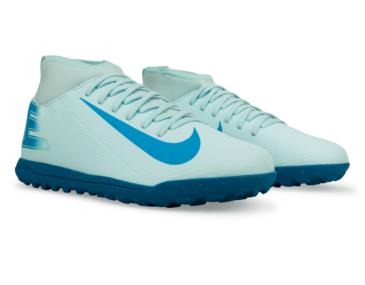 Nike Kids Zoom Mercurial Superfly 10 Club TF Glacier Blue/Blue Orbit Together