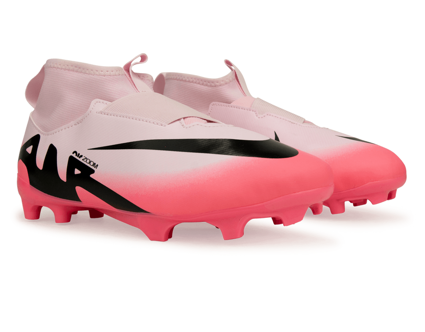Nike Kids Zoom Mercurial Superfly 9 Academy FG/MG Pink Foam/Black Together
