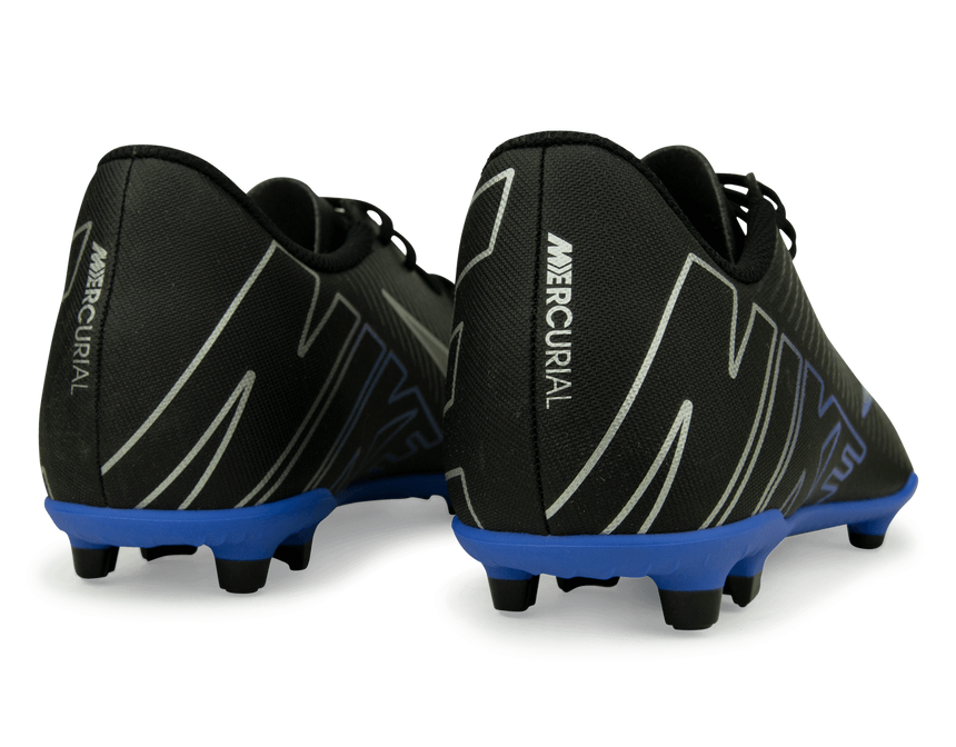 Nike Kids Zoom Mercurial Vapor 15 Club FG/MG Black/Blue Rear