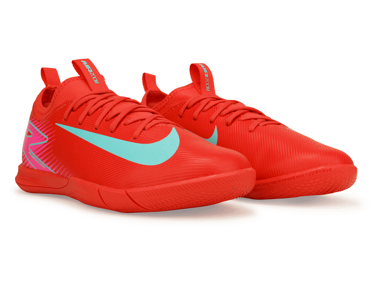 Nike Kids Zoom Mercurial Vapor 16 Academy IC Ember Glow/Aurora Green Together