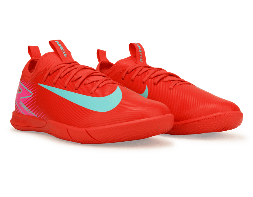Nike Kids Zoom Mercurial Vapor 16 Academy IC Ember Glow/Aurora Green Together