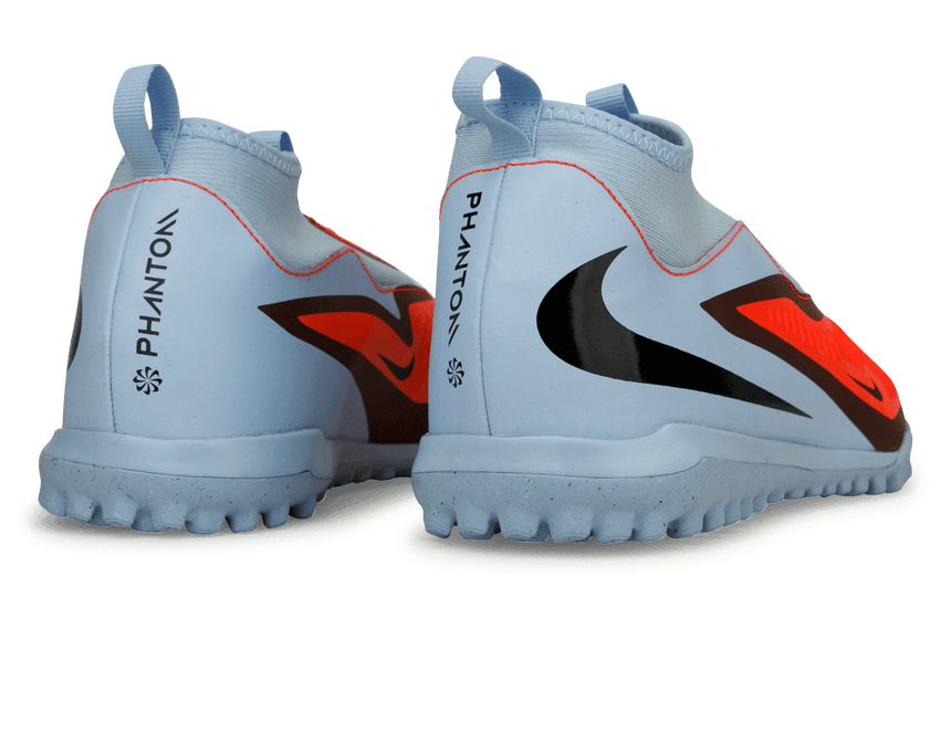 Nike Kids Phantom 6 High Academy TF Royal Tint/Black/Bright Crimson Rear