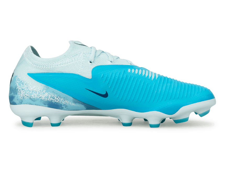 Nike Kids Phantom 6 Low Pro Erling Haaland FG/MG White/Blue Side