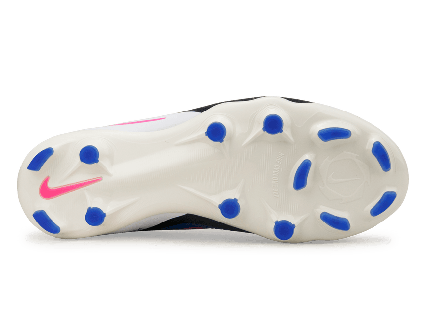 Nike Kids Phantom 6 Low Pro FG/MG Racer Blue/Pink Blast Sole