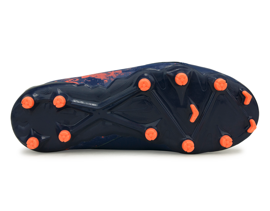 Nike Kids Phantom GX II Academy FG/MG Erling Haaland Blue Void/Chrome Sole