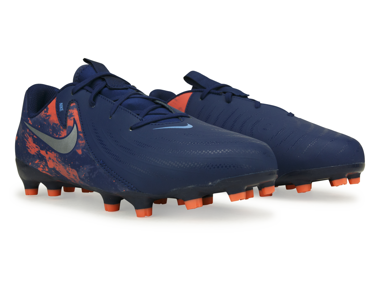 Nike Kids Phantom GX II Academy FG/MG Erling Haaland Blue Void/Chrome Together