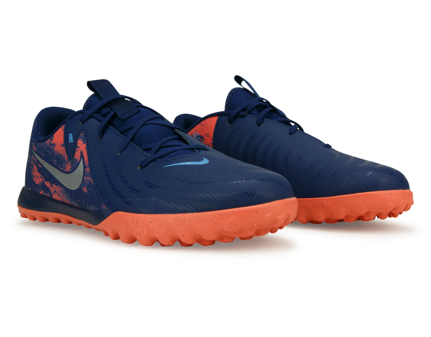 Nike Kids Phantom GX II Academy II TF Erling Haaland Blue Void/Chrome Together
