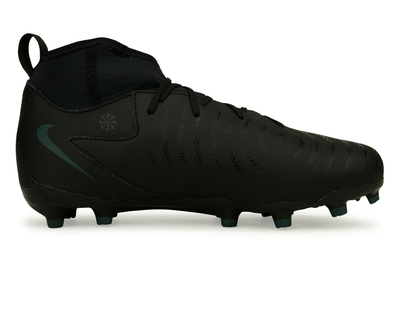 Nike Kids Phantom Luna II Academy FG/MG Black/Deep Jungle Side