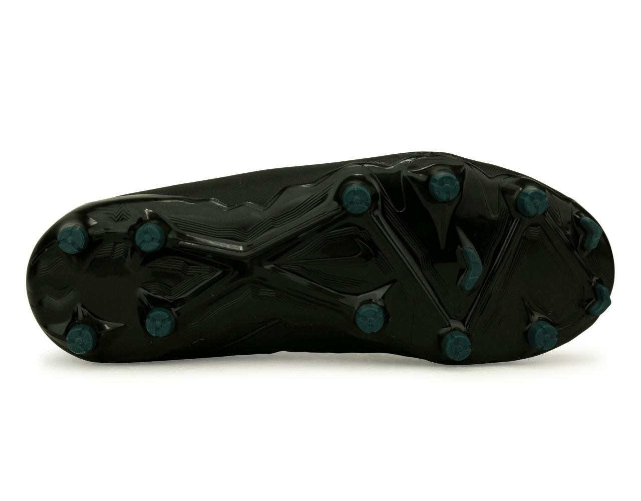 Nike Kids Phantom Luna II Academy FG/MG Black/Deep Jungle Sole