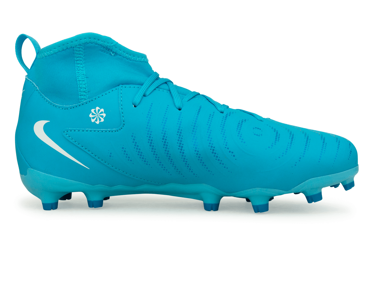 Nike Kids Phantom Luna II Academy FG/MG Blue Fury/White Side