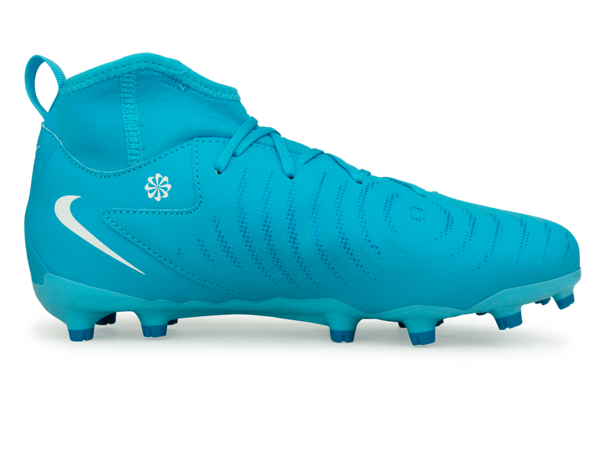 Nike Kids Phantom Luna II Academy FG/MG Blue Fury/White Side