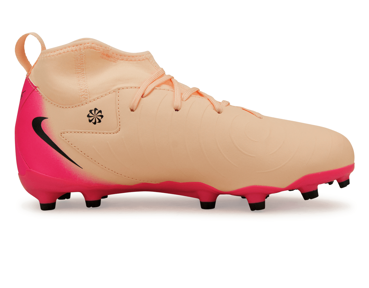Nike Kids Phantom Luna II Academy FG/MG Crimson Tint/Pink Blast Side