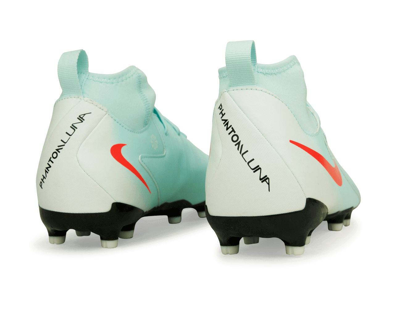 Nike Kids Phantom Luna II Academy FG/MG Mint/Red Rear
