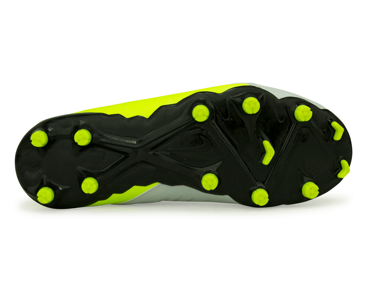 Nike Kids Phantom Luna II Academy FG/MG Silver/Black/Volt Sole