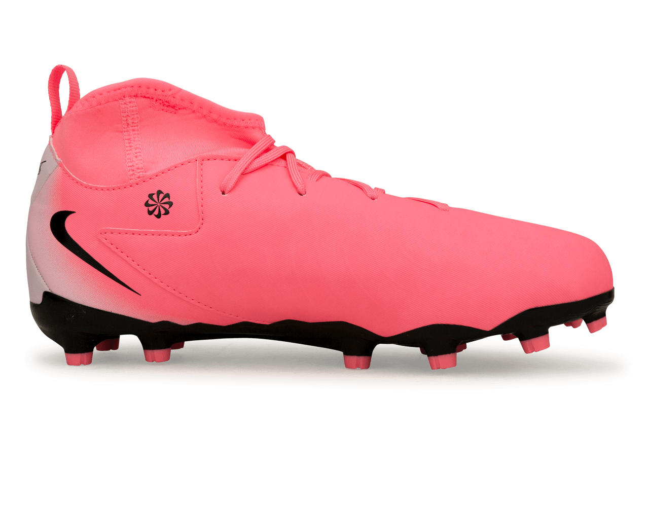 Nike Kids Phantom Luna II Academy FG/MG Sunset Pulse/Black Side