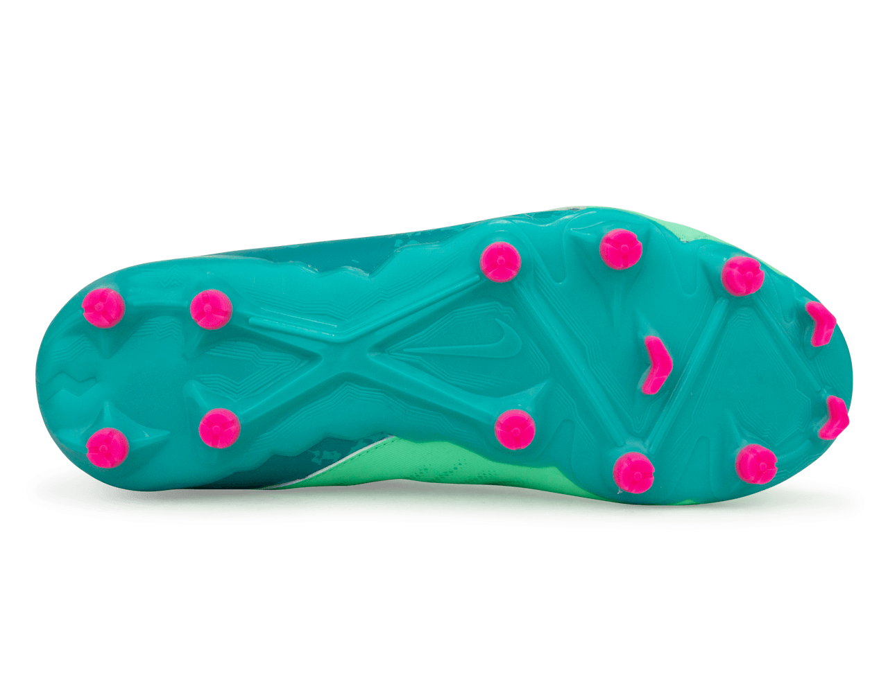 Nike Kids Phantom Luna II Academy LV8 FG/MG Green Glow/Black Sole