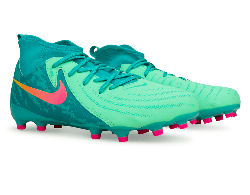 Nike Kids Phantom Luna II Academy LV8 FG/MG Green Glow/Black Together