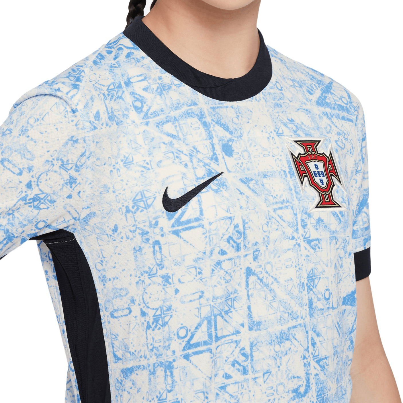 Nike Kids Portugal 2024/25 Away Jersey Sail/Blue Crest