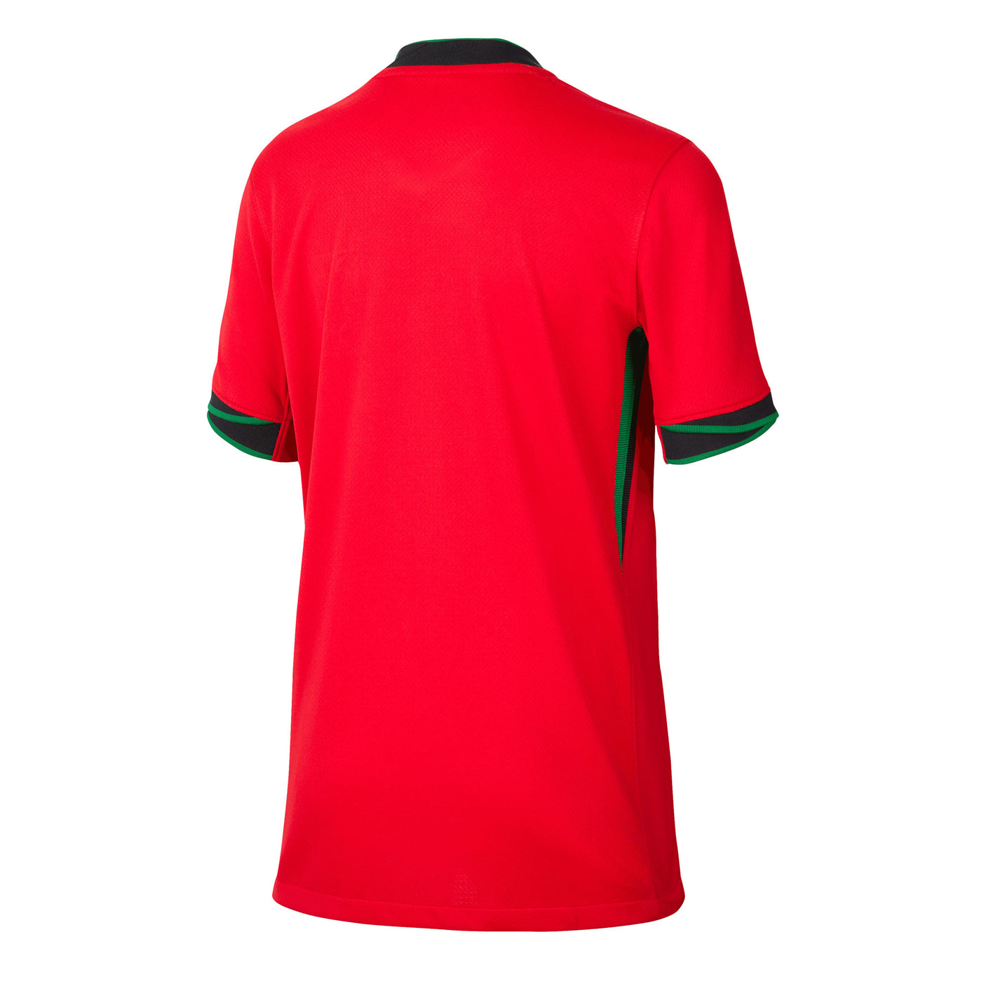 Nike Kids Portugal 2024/25 Home Jersey Red/Green Back