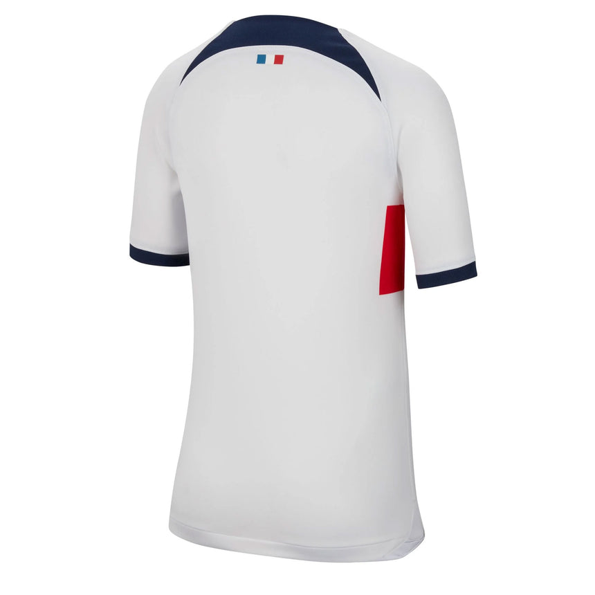 Nike Kids PSG 2023/24 Away Jersey White Back